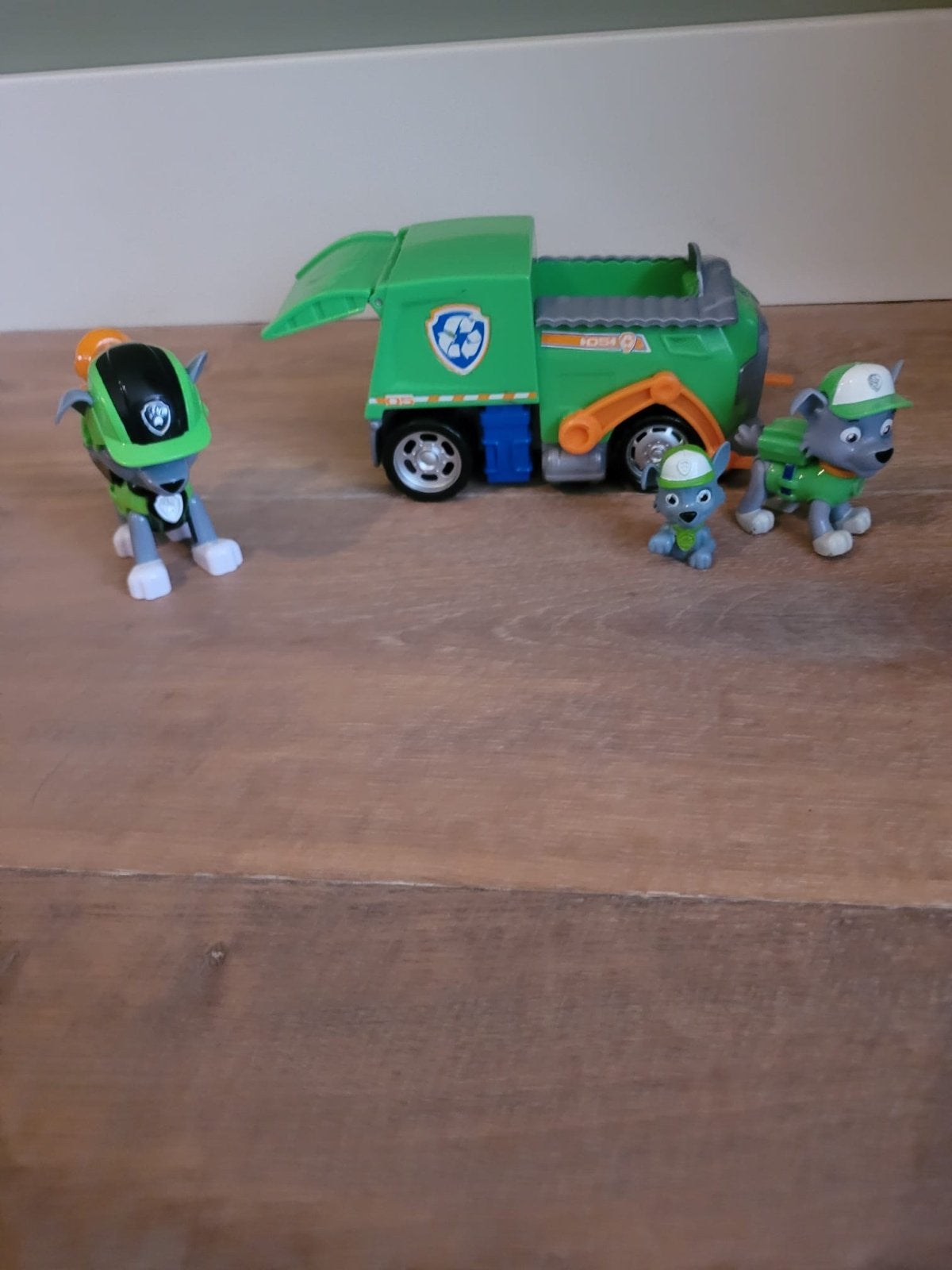 Paw Patrol Rocky's Recycling Truck met figuren, Ophalen, Gebruikt, Jongen of Meisje