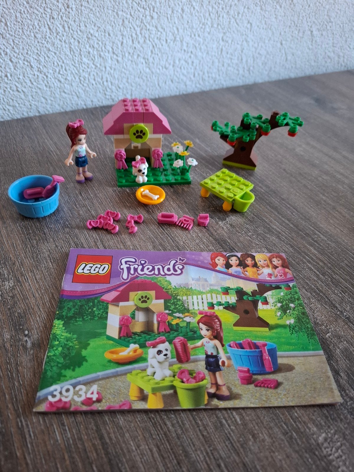 Lego Friends 3934 Mia's puppiehuis., Ophalen of Verzenden, Zo goed als nieuw, Friends