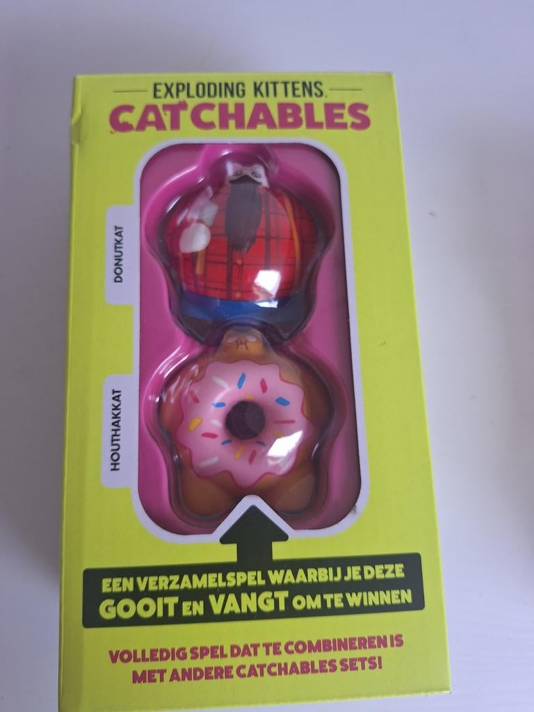 Exploding Kittens Catchables - Donutkat & Houthakkat, Ophalen of Verzenden