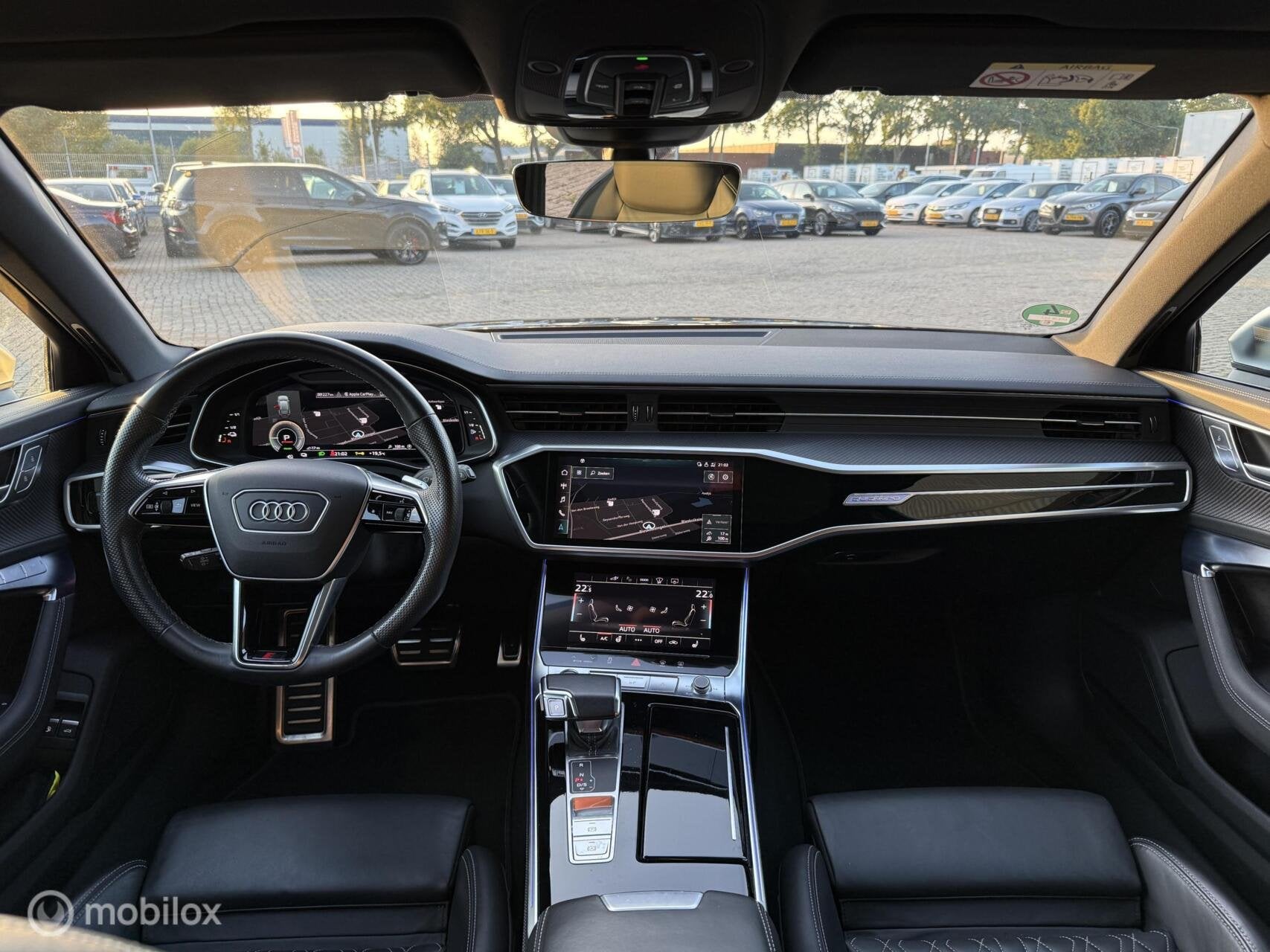 Audi A6 Avant 55 TFSI e quattro Competition S6 PAKKET, Automaat, Gebruikt, Euro 6, Zwart