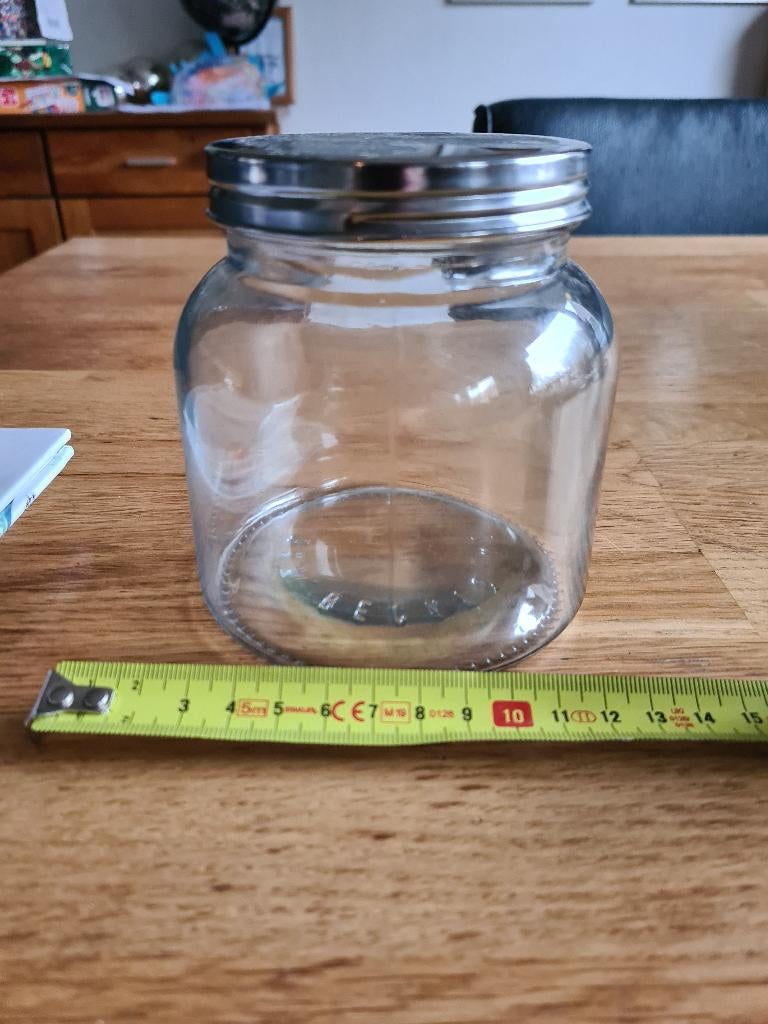 Glazen pot weckpot bewaarpot, Ophalen, Zo goed als nieuw, Glas, Pot, Bus of Blik