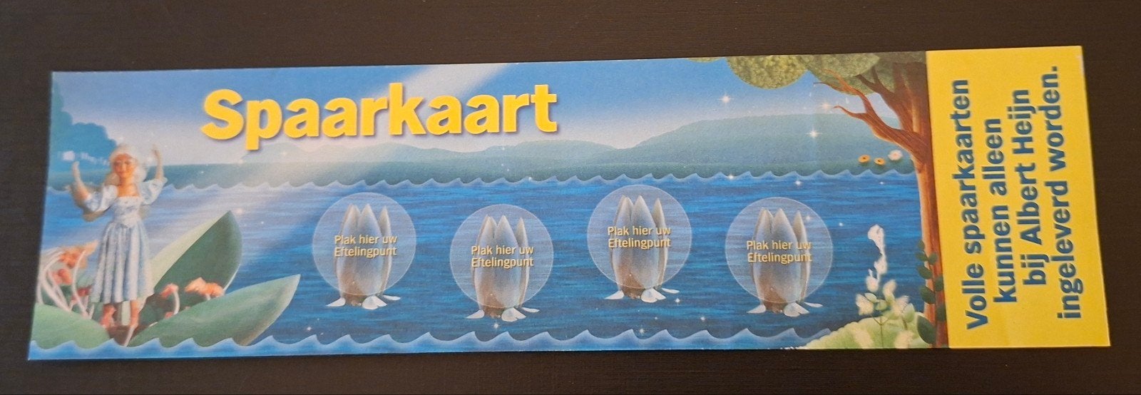 Efteling spaarkaart 2011 reclame Albert Heijn, Ophalen of Verzenden, Nieuw, Overige typen