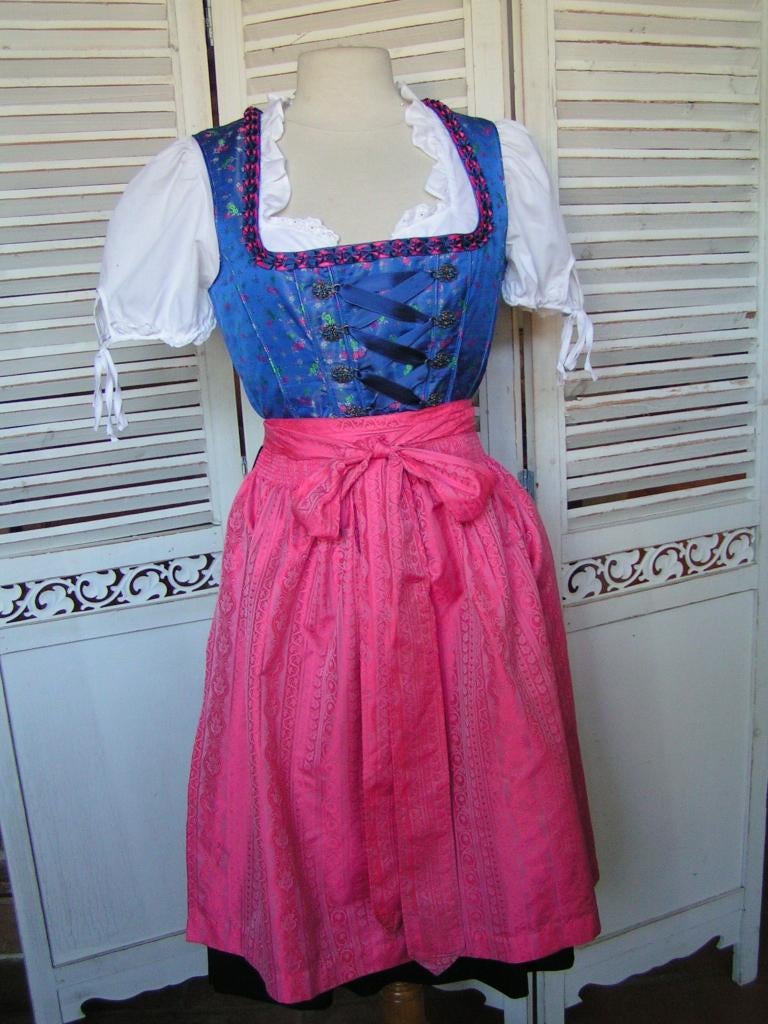 tiroler dirndl jurk, schort en blouse maat 38 nr XX 1114, Kleding | Dames, Maat 38/40 (M), Carnaval, Verzenden, Landhaus van C&A