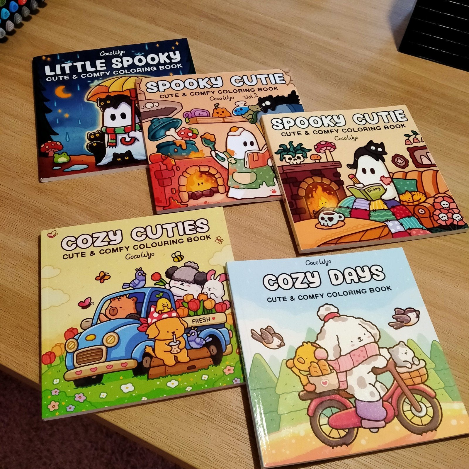 Coco Wyo cozy kleurboeken verzameling NIEUW, Ophalen of Verzenden, Nieuw, Papier, Schets- of Tekenboek