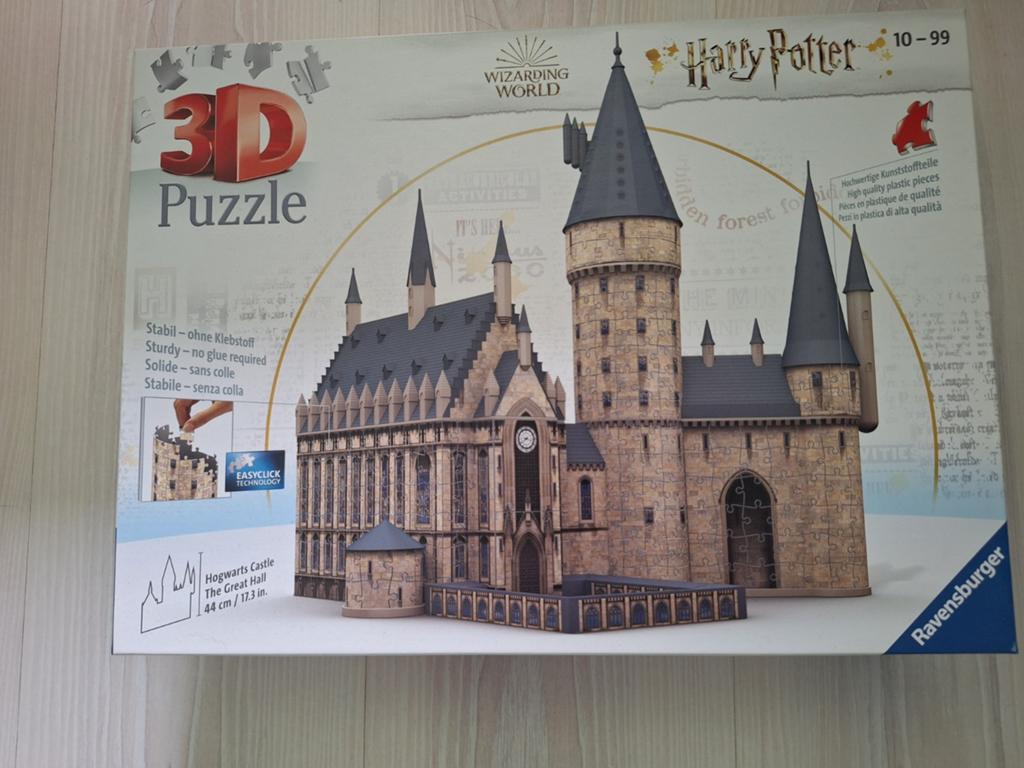 3D puzzel Harry Potter Zweinstein, Ophalen of Verzenden, Zo goed als nieuw