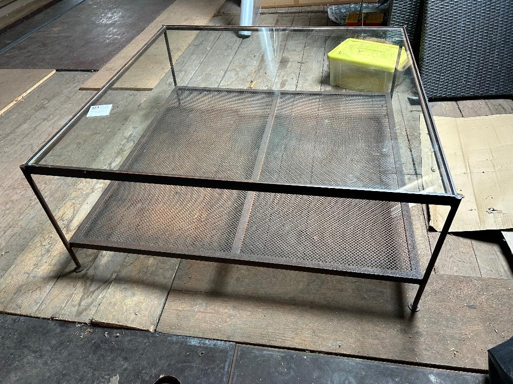 Lage tafel luxe kwaliteit, Ophalen, Gebruikt, Klassiek, Vierkant