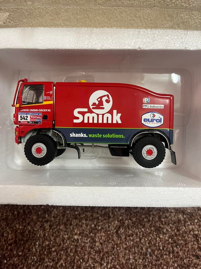 Dakar Ginaf X2222 J.Smink/SminkRallySport nr542 2011!!, Hobby en Vrije tijd, Modelauto's | 1:50, Ophalen of Verzenden, Nieuw, Bus of Vrachtwagen