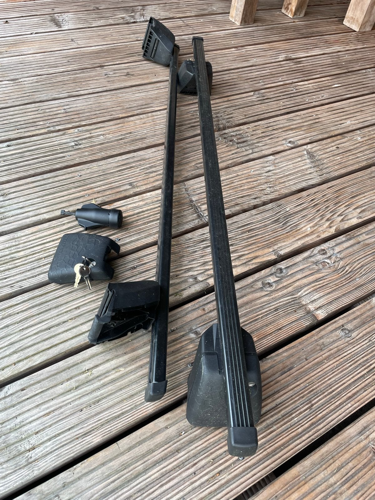 Originele Volvo dakdragers voor XC60, Auto diversen, Dakdragers, Ophalen, Gebruikt