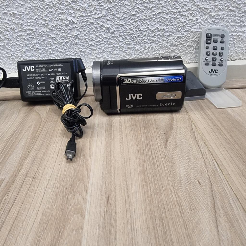 JVC Everio Camcorder - Zo goed als nieuw, Harde schijf, JVC, Ophalen of Verzenden, Zo goed als nieuw