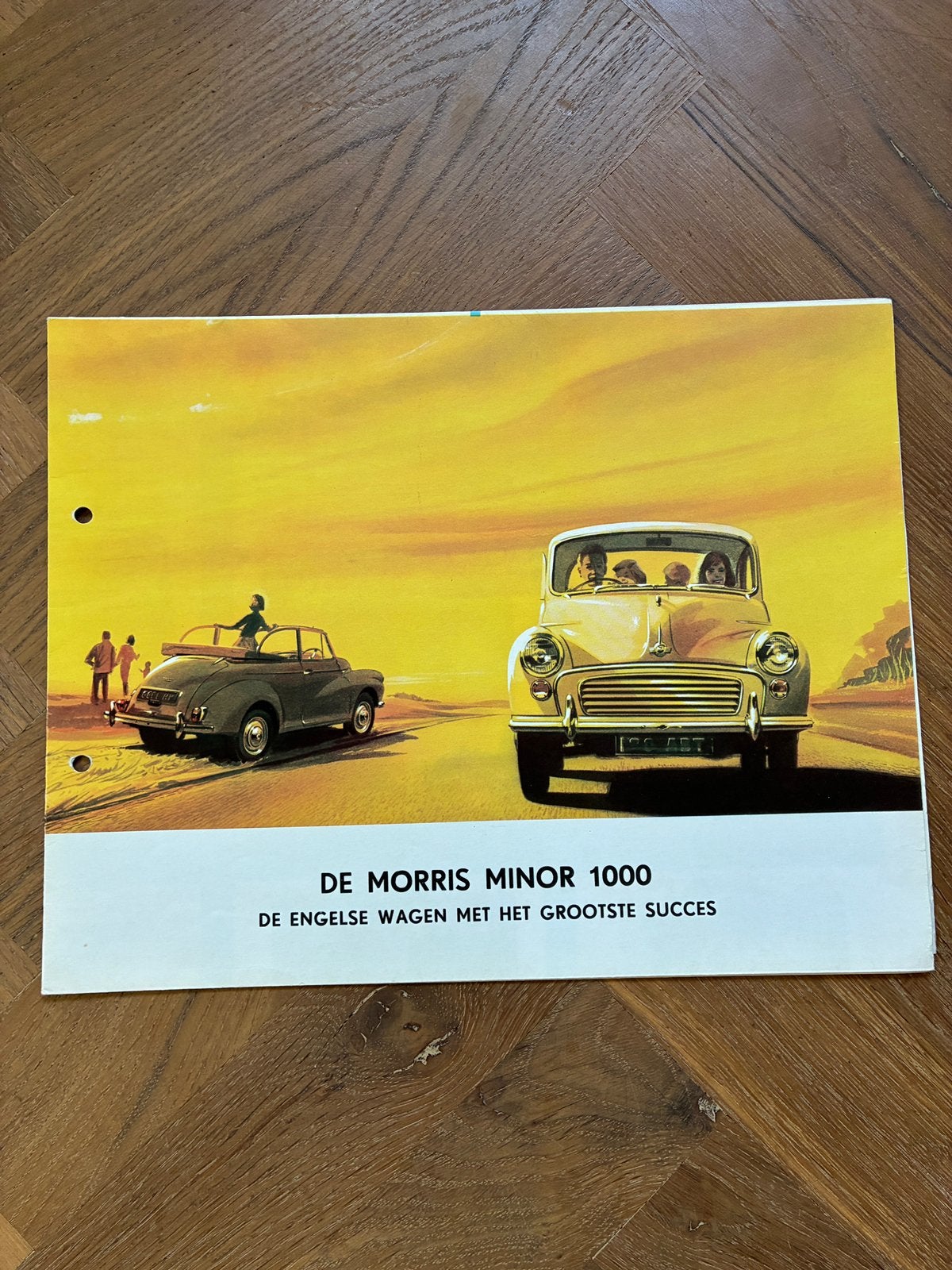 Morris Minor 1000 brochure, Boeken, Verzenden, Zo goed als nieuw, Overige merken