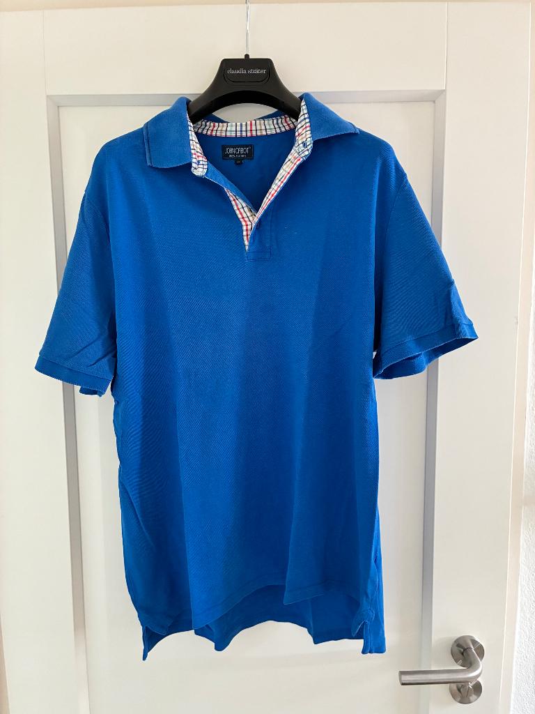 T shirt, Ophalen, Blauw, Maat 56/58 (XL), John Cabot