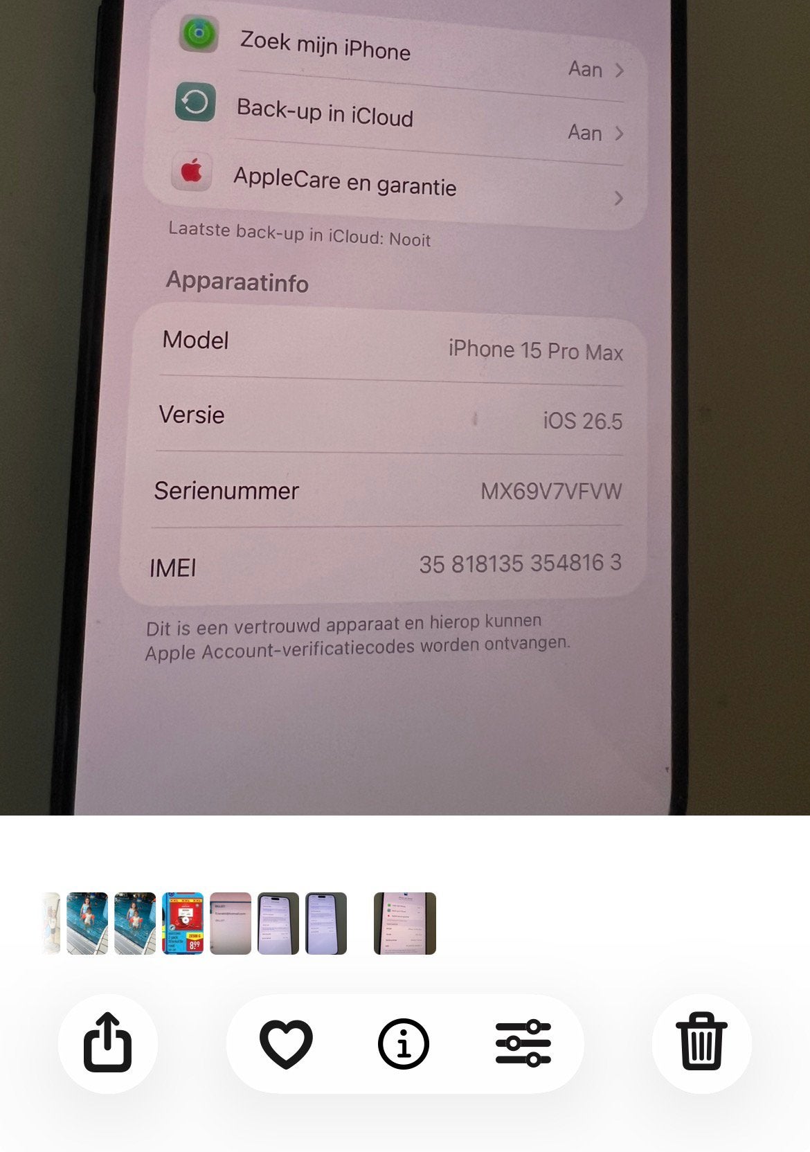 iPhone 15 pro max 256 GB blue titanium, 256 GB, Blauw, Ophalen of Verzenden, Zo goed als nieuw
