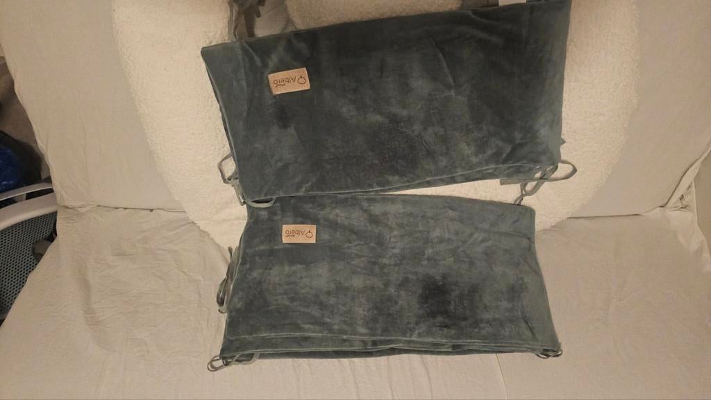 2x groene Albero Mio Bed bumpers, mogen weg voor €35, Ophalen of Verzenden, Zo goed als nieuw, Ledikant