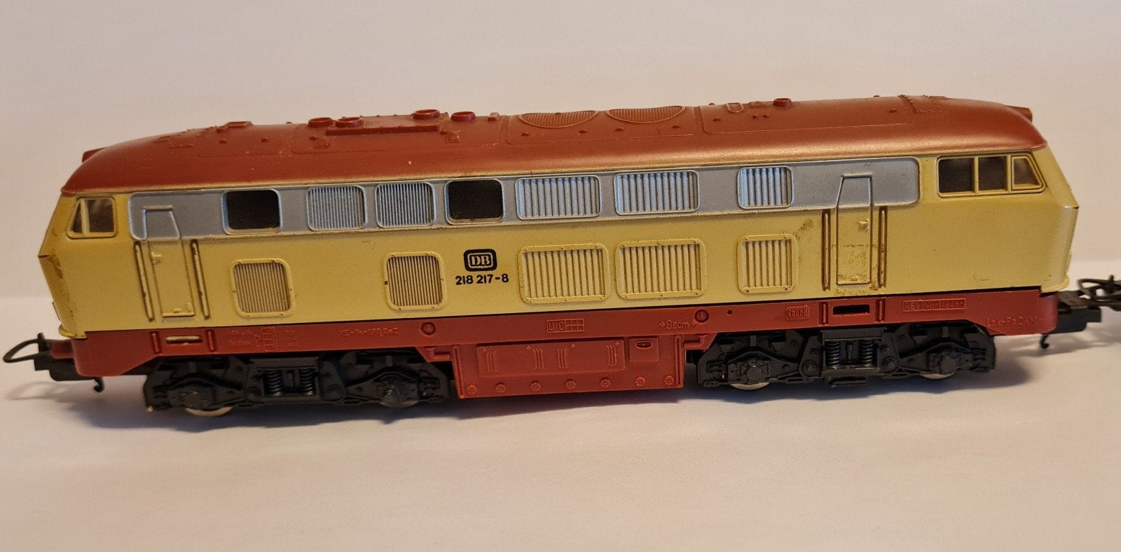 lima trein met 2 wagons, Gelijkstroom, Ophalen of Verzenden, Lima, Gebruikt