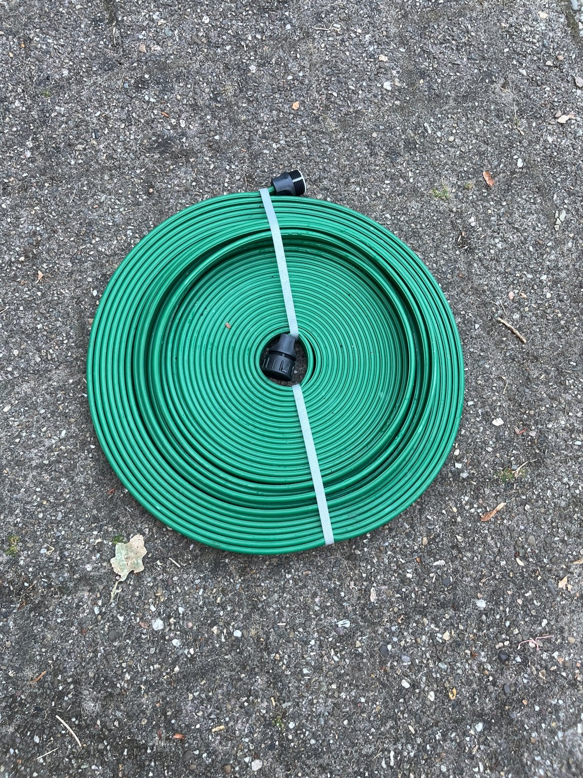 Groene tuinslang met koppelingen, Ophalen, Nieuw, Tuinslang