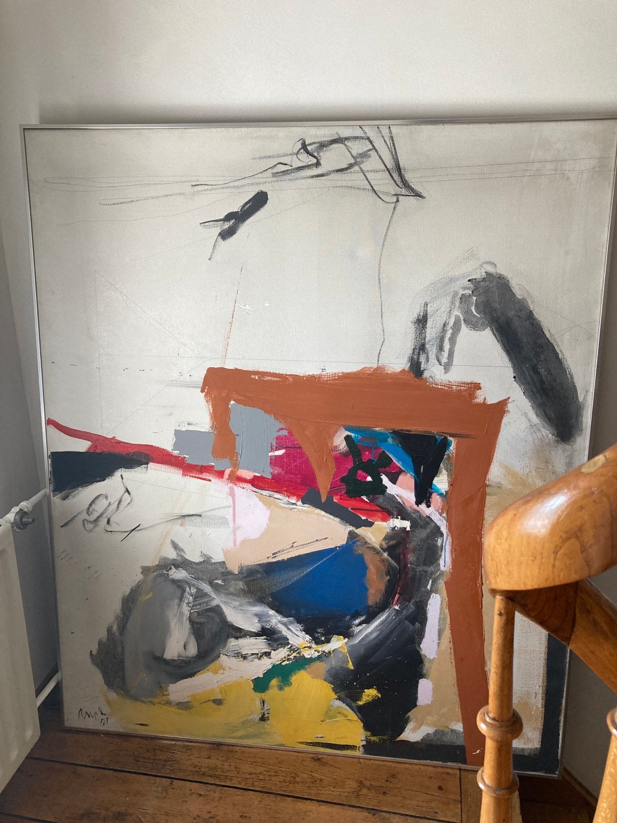 Prachtig schilderij van Limburgse expressionist R. Souren, Ophalen of Verzenden