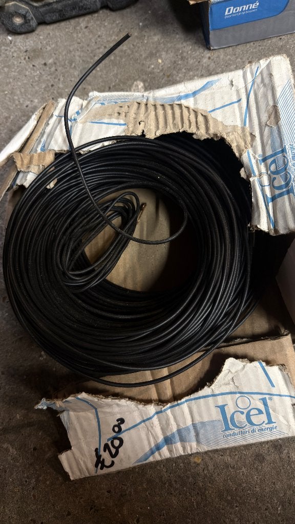 Elektradraad, Ophalen, Nieuw, Kabel of Snoer