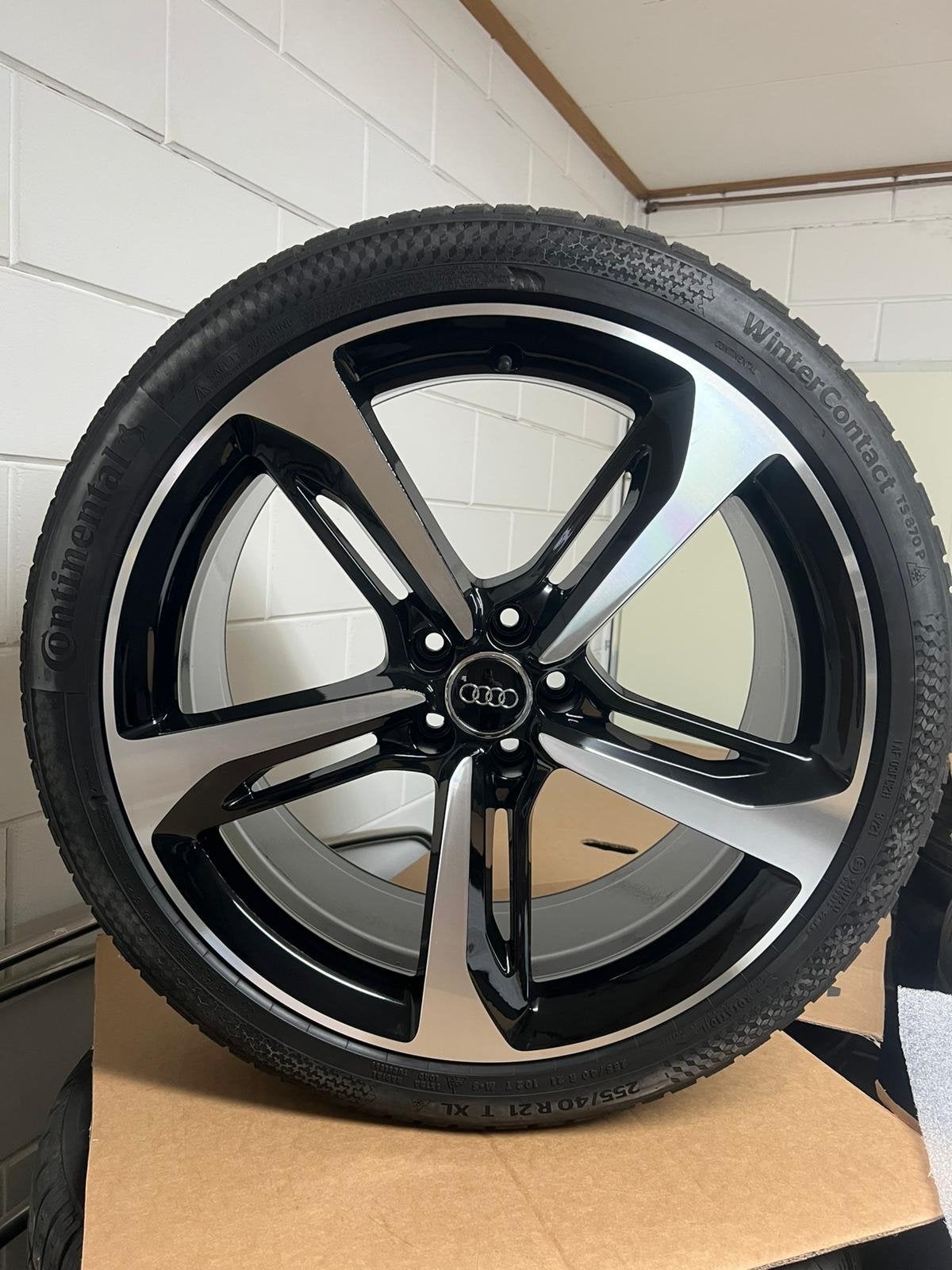 Origineel Audi RS6 S6 A6 20 inch velgenset, Ophalen, Gebruikt, 255 mm, Velg(en)