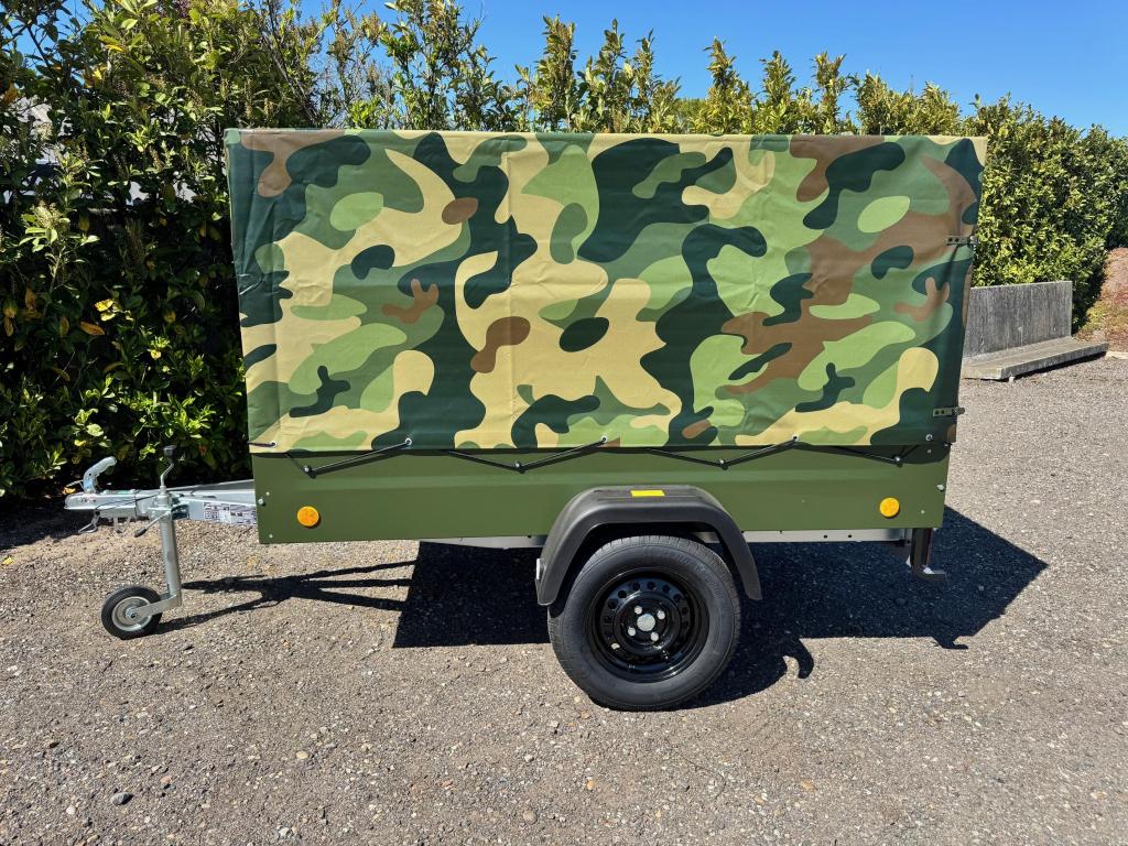 Bockmann Camouflage aanhangwagen - B rijbewijs, Auto diversen, Aanhangers en Bagagewagens, Niet ingevuld, Nieuw, Niet ingevuld