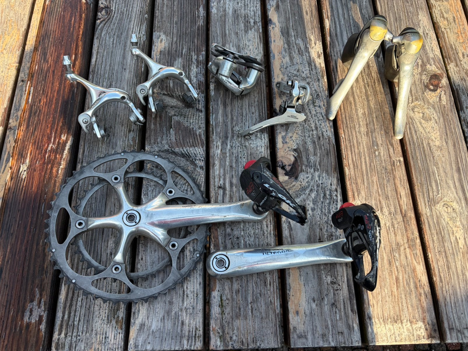 Shimano Ultegra 6500 groep, Ophalen of Verzenden, Gebruikt, Racefiets