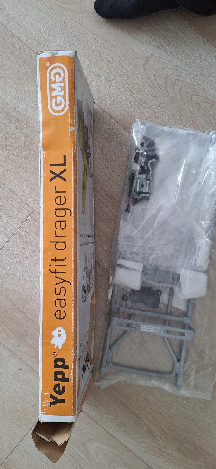 Yepp Easyfit drager XL - Verlengde bagagedrager, Ophalen, Nieuw