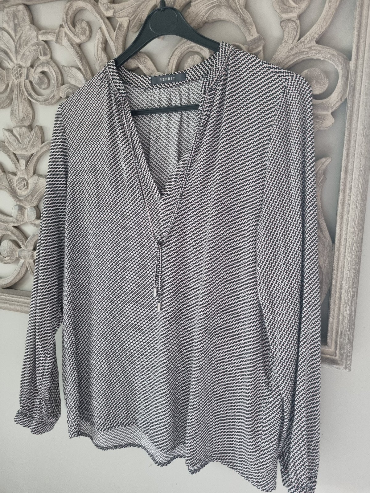 Casual blouse van "Esprit" met leuke print, Esprit, Ophalen of Verzenden, Maat 36 (S)