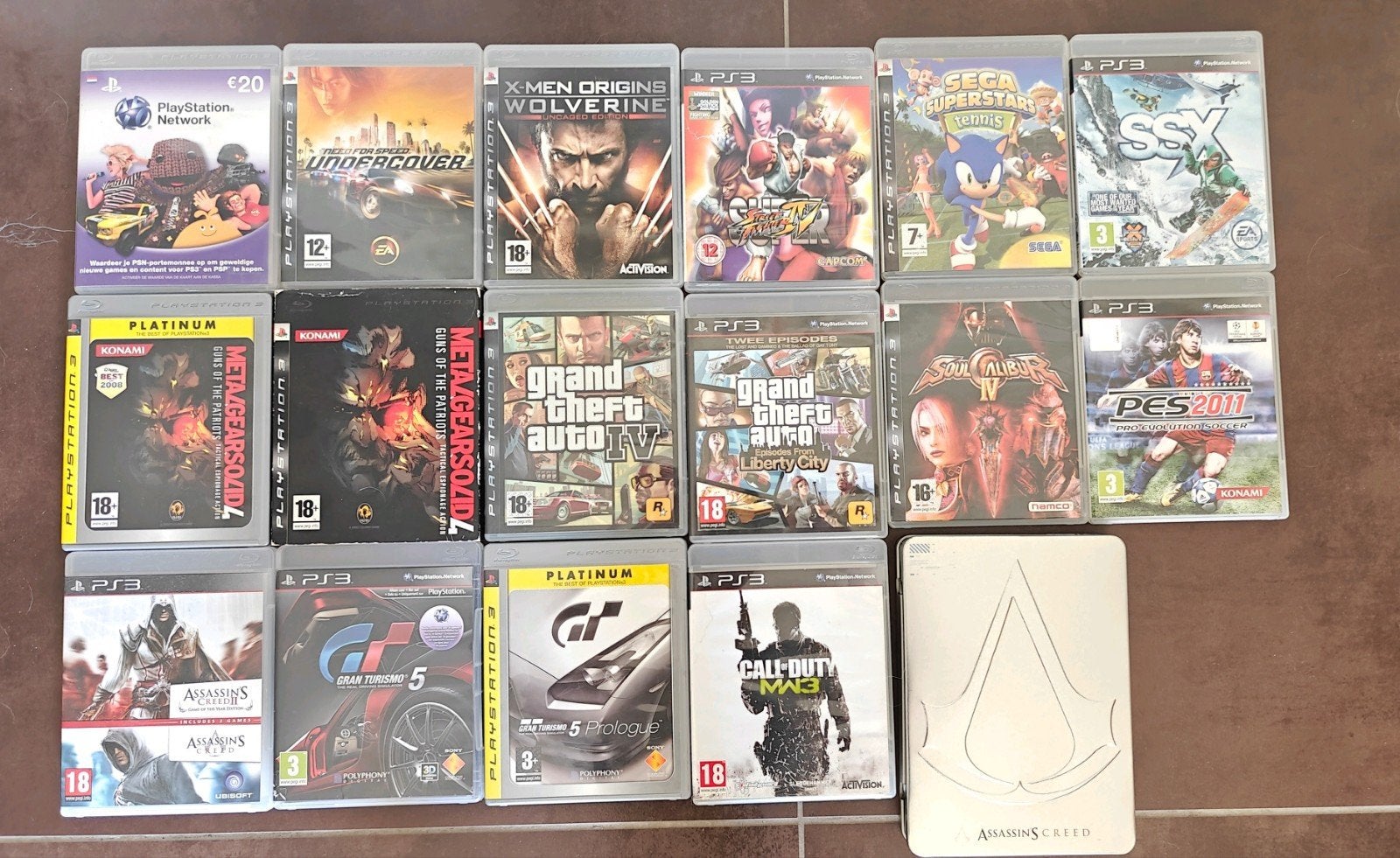 17x PS3 games, 1 speler, Ophalen, Zo goed als nieuw, Vanaf 3 jaar