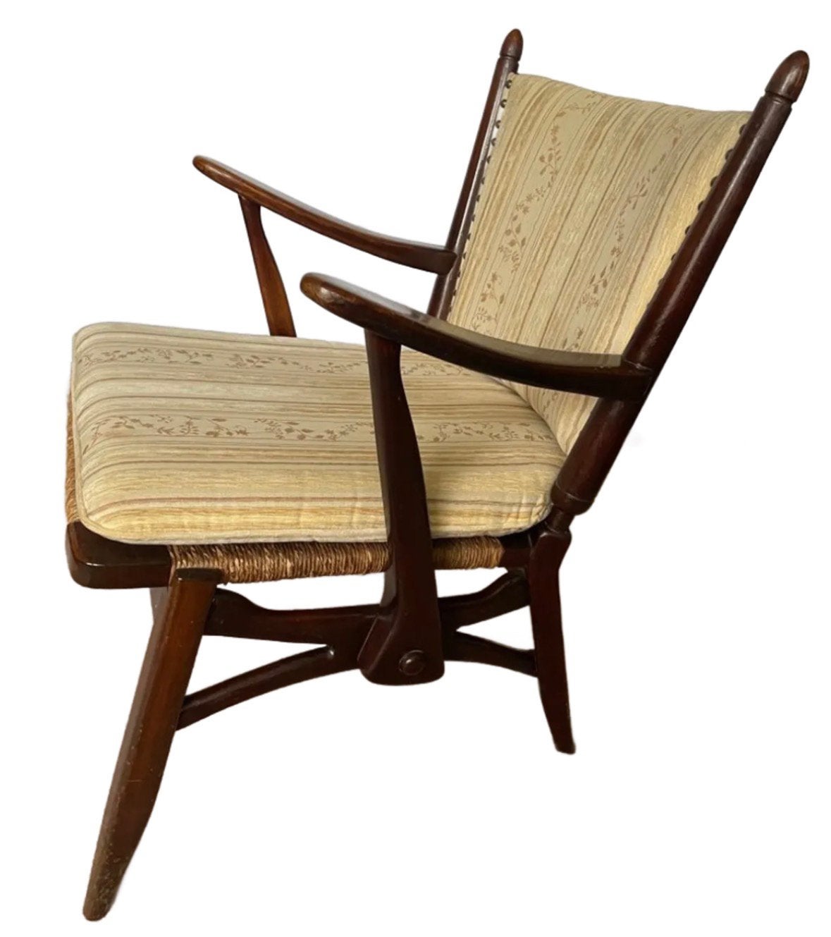 Vintage lounge fauteuill De Ster Gelderland, Huis en Inrichting, Fauteuils, Ophalen, Gebruikt, Vintage, 75 tot 100 cm