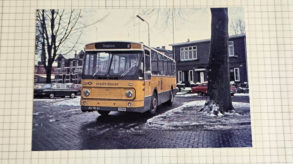 Foto BUS VAD Apeldoorn 5523, Verzenden, Gebruikt, Bus of Metro, Overige typen