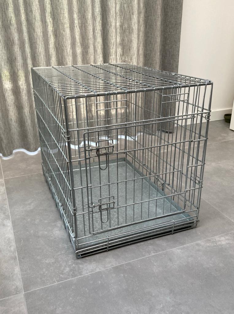 Bench medium metaal - 75x52x60 cm, Dieren en Toebehoren, Ophalen, Gebruikt