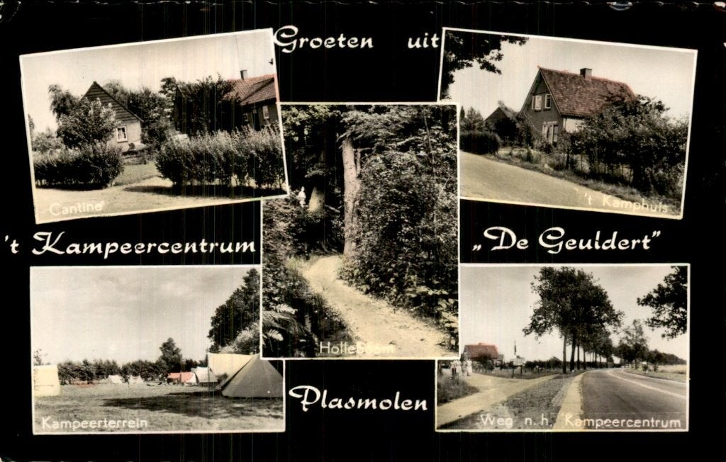 Plasmolen - Kampeercentrum - De Geuldert, Verzamelen, Ophalen of Verzenden, 1940 tot 1960, Gelopen, Limburg