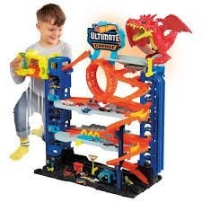 Hot Wheels ultimate garage, Ophalen, Racebaan, Zo goed als nieuw, Hot Wheels
