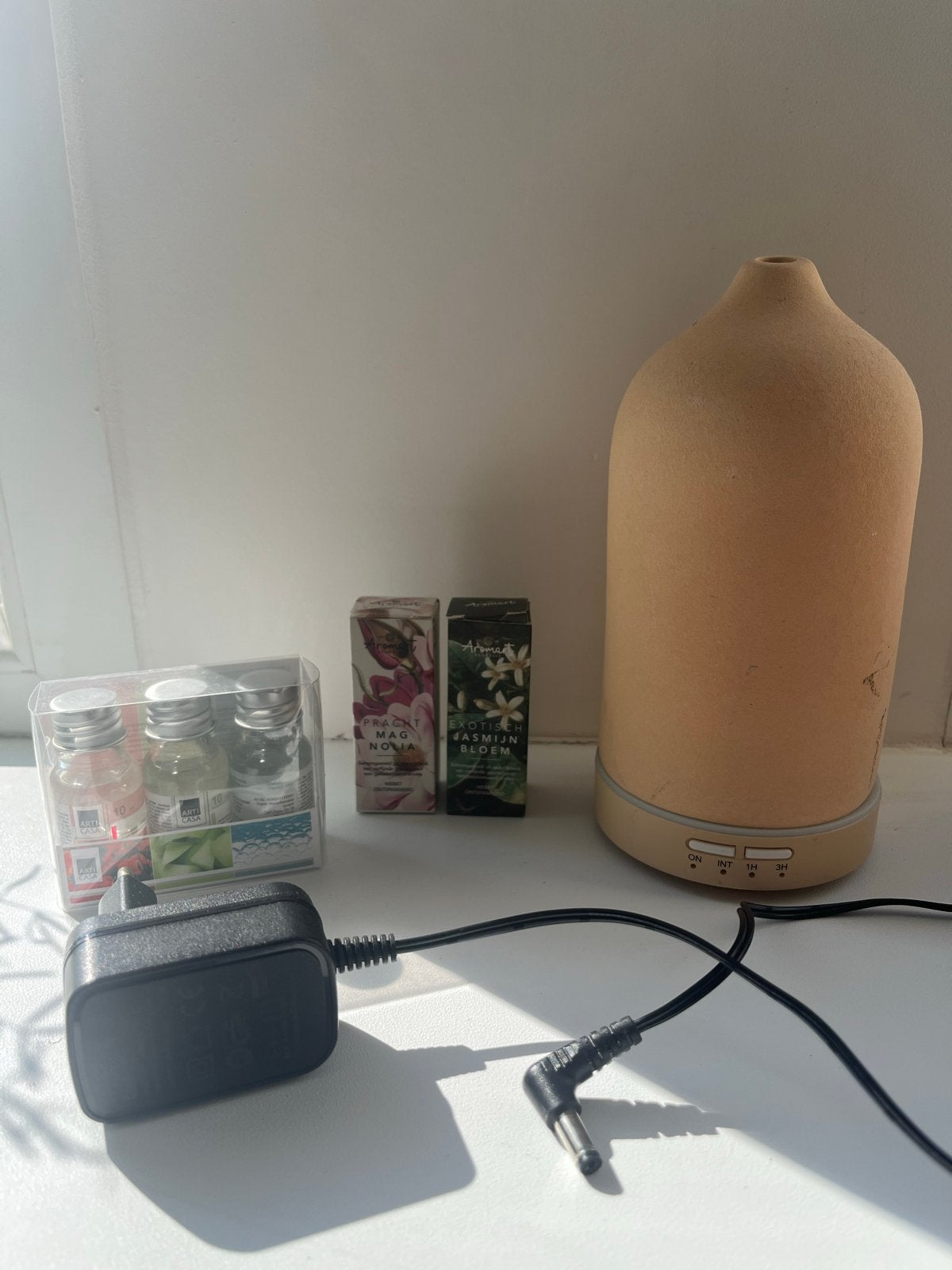 Aroma diffuser met geurtjes - Gebruikt, Ophalen, Gebruikt, Beige, Kunststof