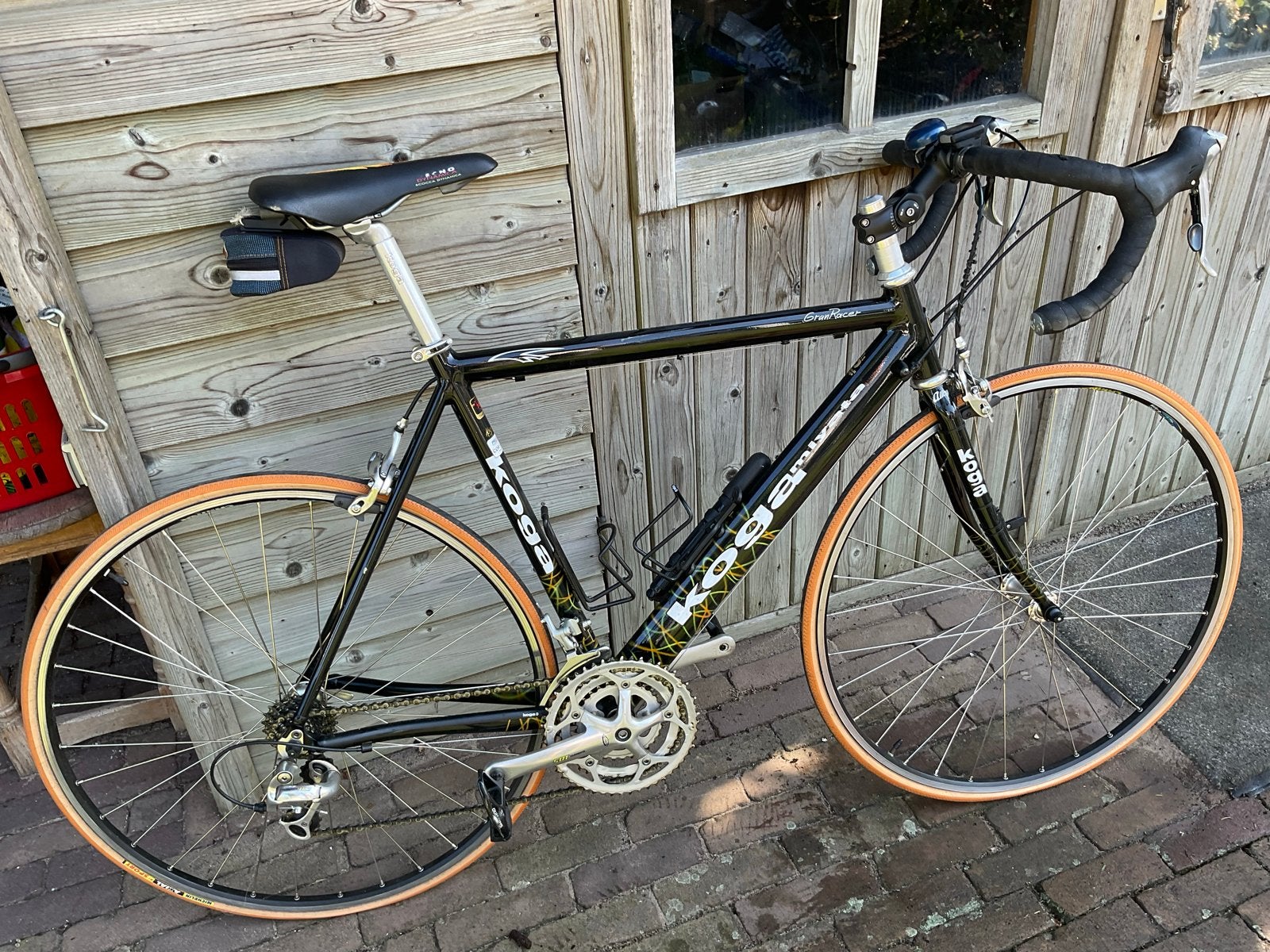 Koga Miyata racefiets, zwart, 28 inch, 15-20 versn., Ophalen, 28 inch, Gebruikt, Aluminium