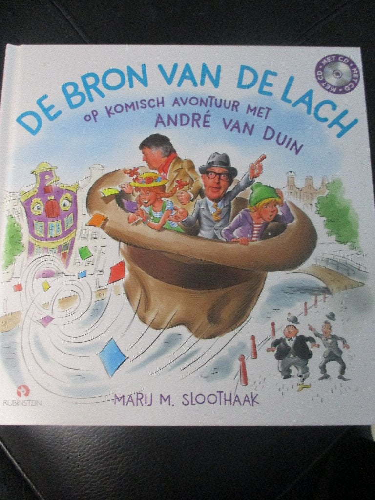 De Bron van de Lach André van Duin + CD, Ophalen of Verzenden, Zo goed als nieuw, Marij  M Sloothaak