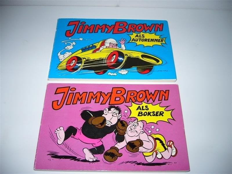 Jimmy Brown 3 en 4 i.z.g.s., Meerdere stripboeken, Ophalen of Verzenden, Gelezen