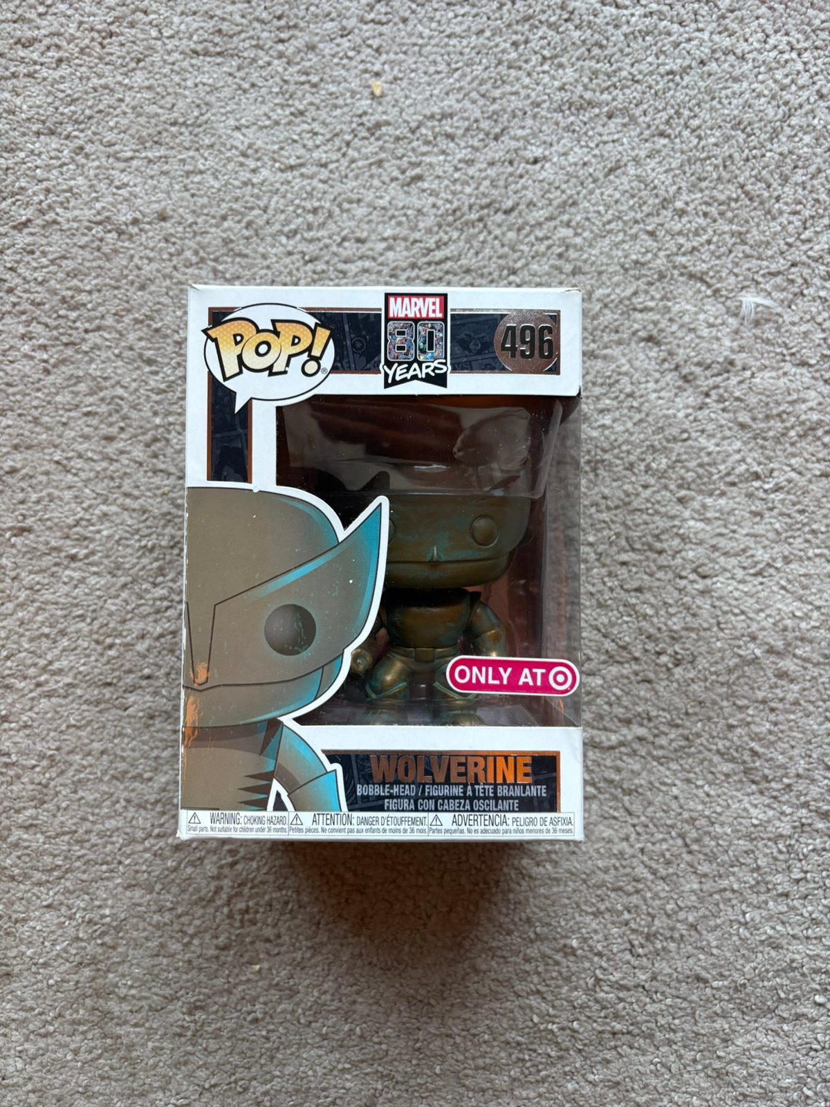 Funko pop Wolverine #496, Ophalen of Verzenden, Nieuw