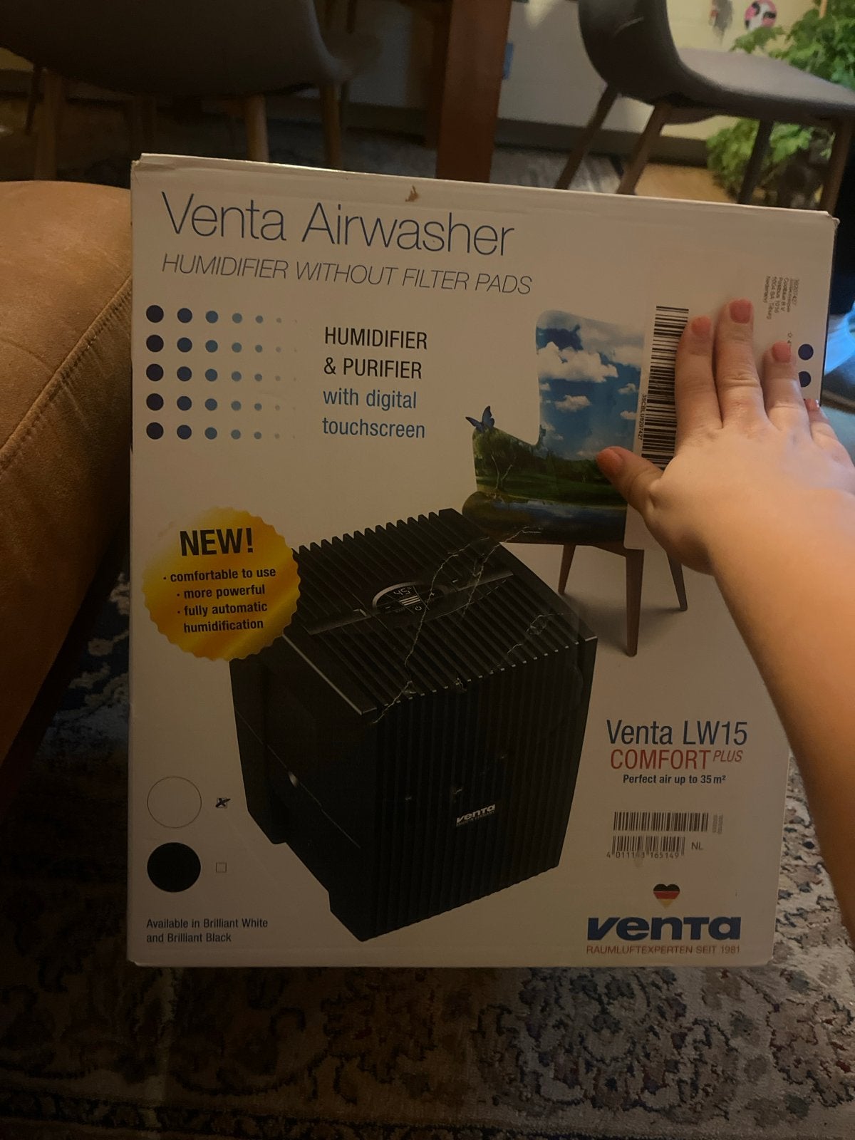 Venta Airwasher LW15 Comfort Plus Luchtbevochtiger, Ophalen of Verzenden, Nieuw, Luchtbevochtiger