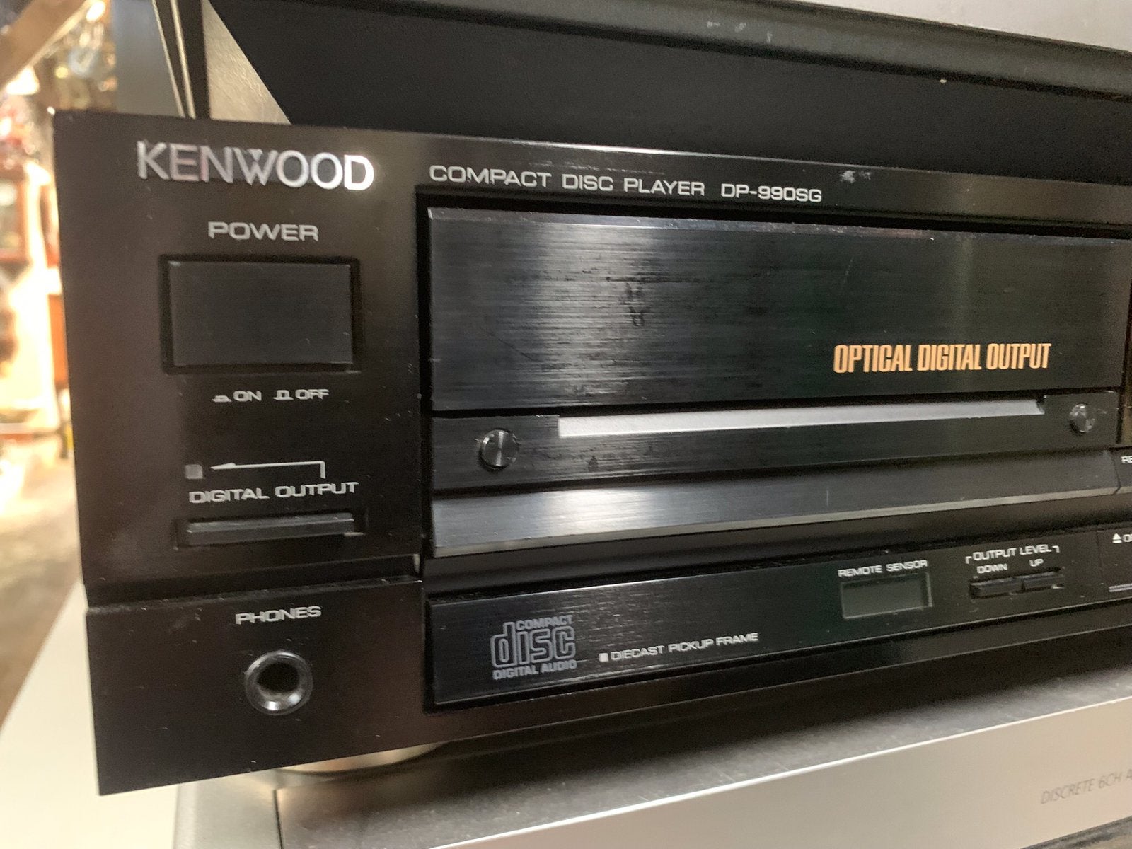 Kenwood DP-990SG met afstandsbediening, Ophalen, Zo goed als nieuw
