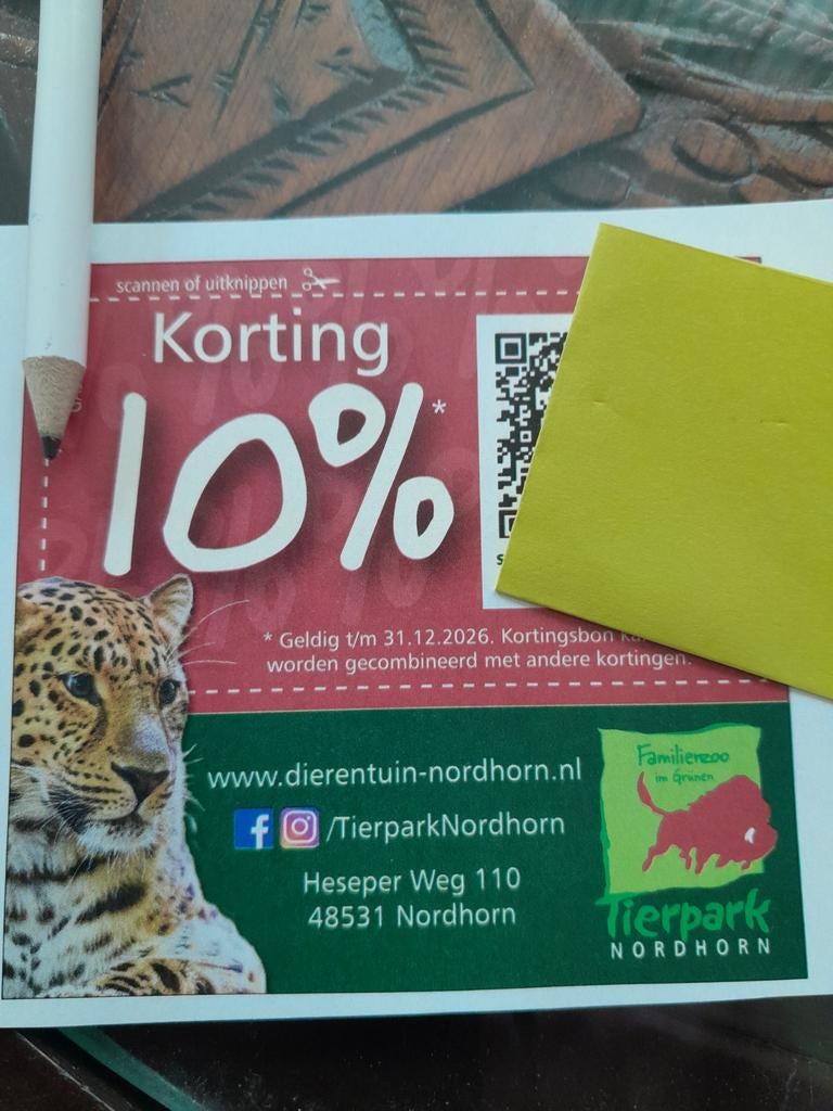 Kortingscode dierentuin tierpark nordhorn
