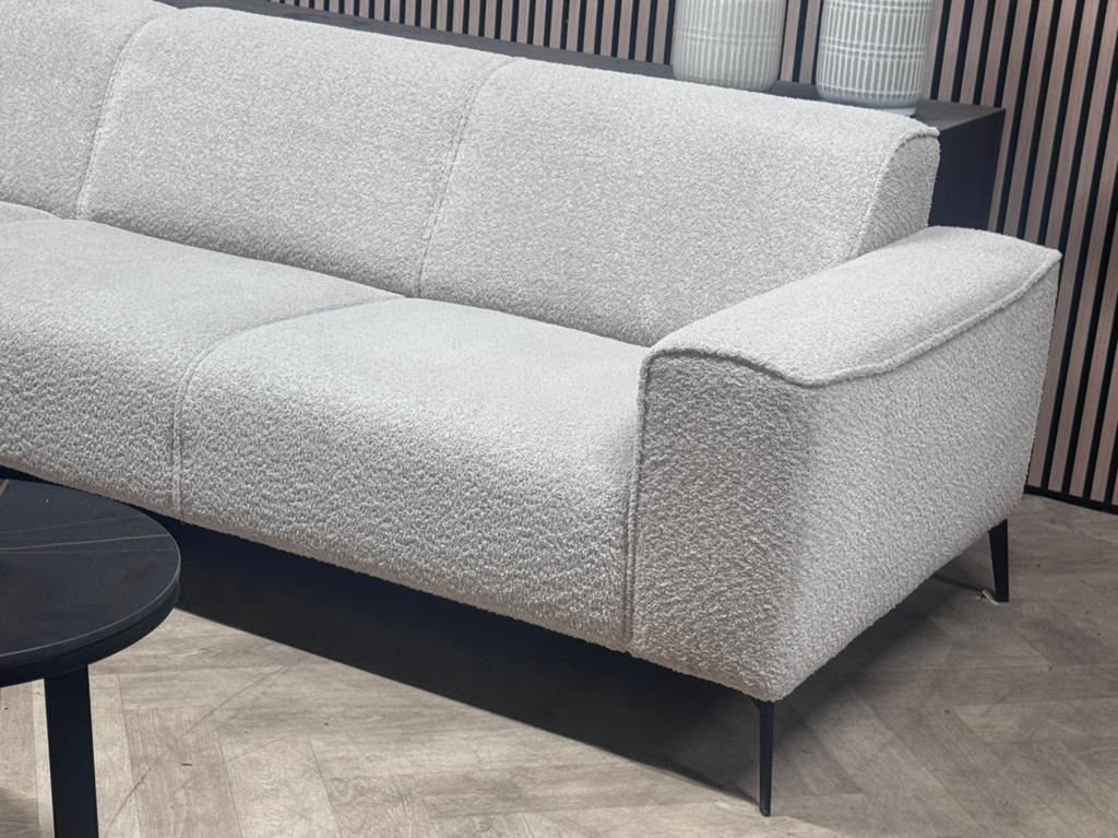 ZGAN Bronx71 Bouclé Hoekbank Vegas - Créme - 270 x 270, 250 tot 300 cm, -, -, Hoekbank