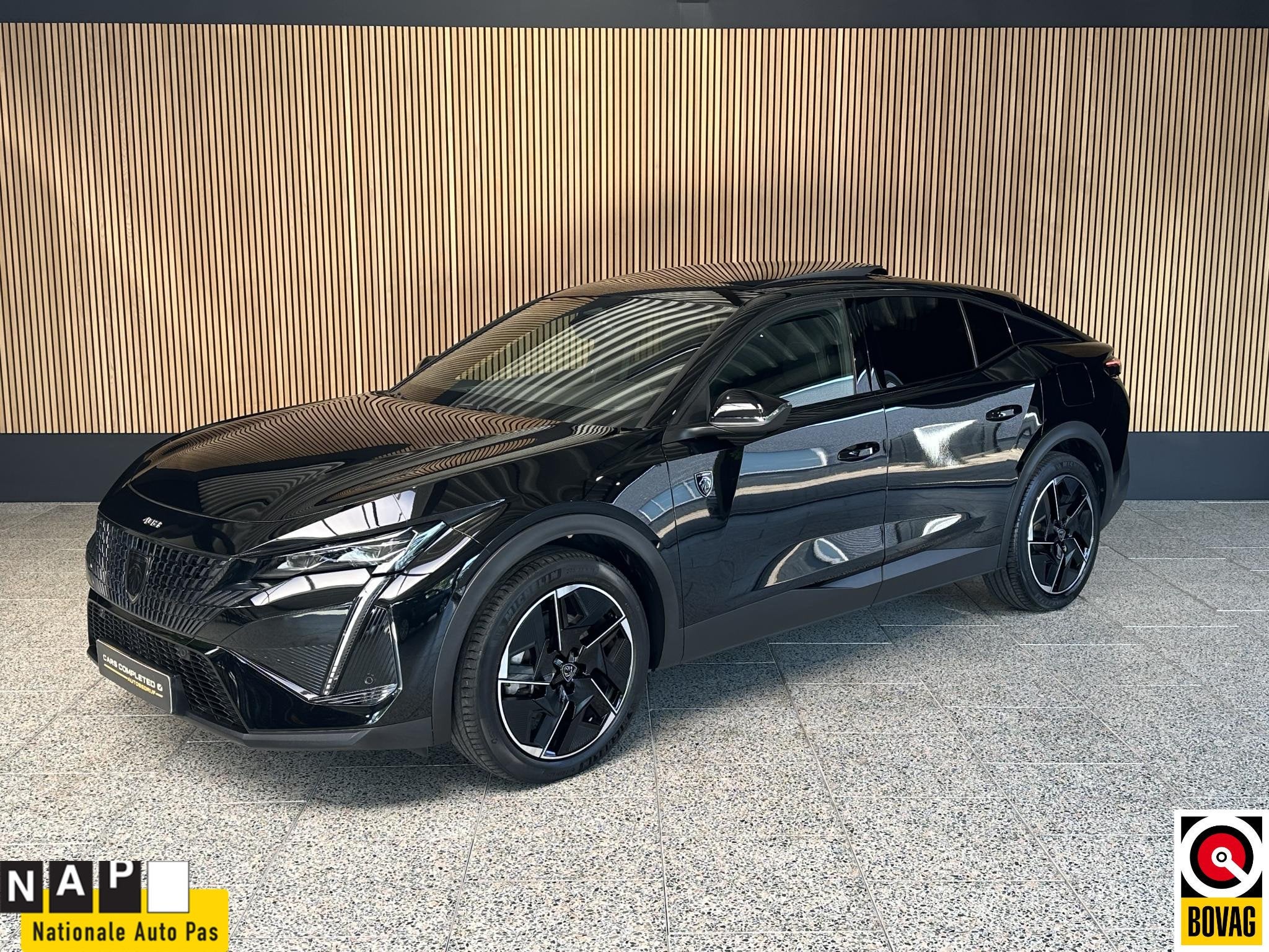 Peugeot 408 1.6 HYbrid GT 225 First Edition NL auto | Schuif, Auto's, Gebruikt, Euro 6, 4 cilinders, Alcantara