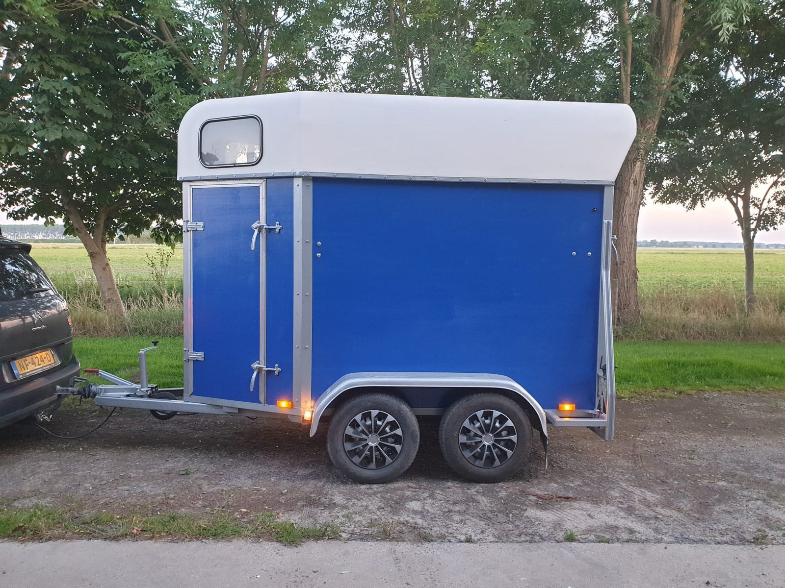 Paardentrailer Meijer 1,5, Dieren en Toebehoren, Ophalen, Zo goed als nieuw, Aluminium