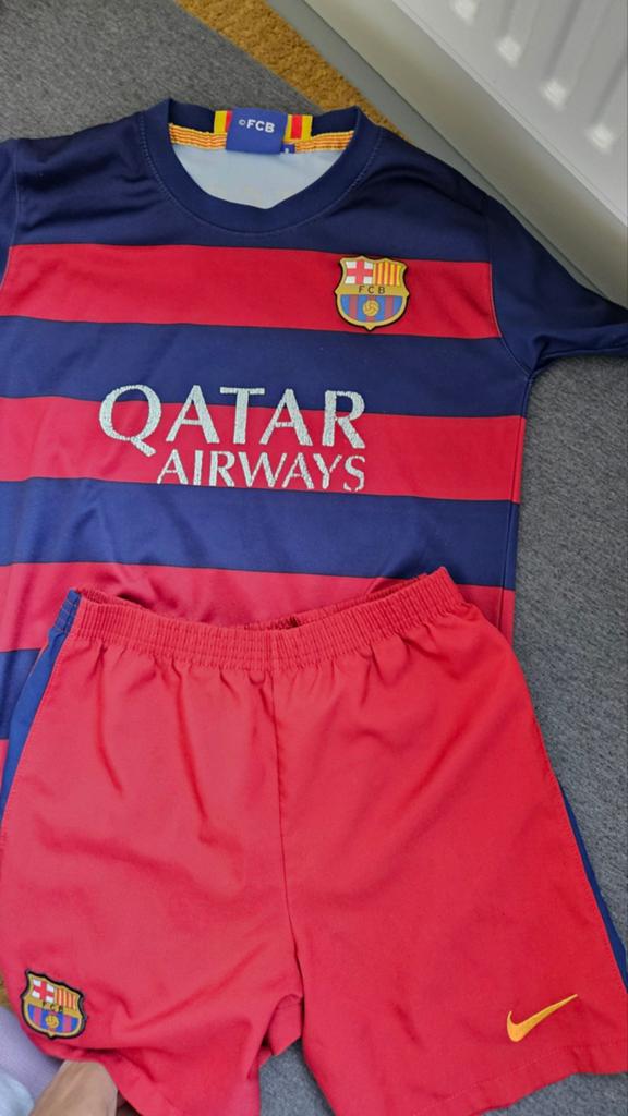FC Barcelona Messi- Maat 122-128, Sport- of Zwemkleding, Ophalen of Verzenden, Jongen, FC Barcelona
