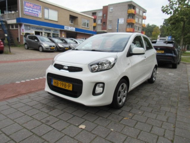 KIA Picanto 1.0 CVVT 5-DRS ComfortLine Airco, 65 pk, Euro 5, Gebruikt, Wit