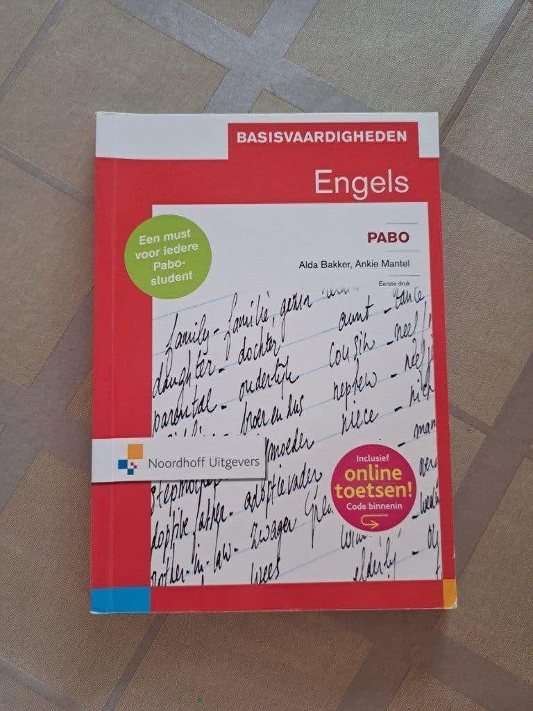 Basisvaardigheden Engels - PABO, Zo goed als nieuw, Noordhoff Uitgevers, Alpha, HBO