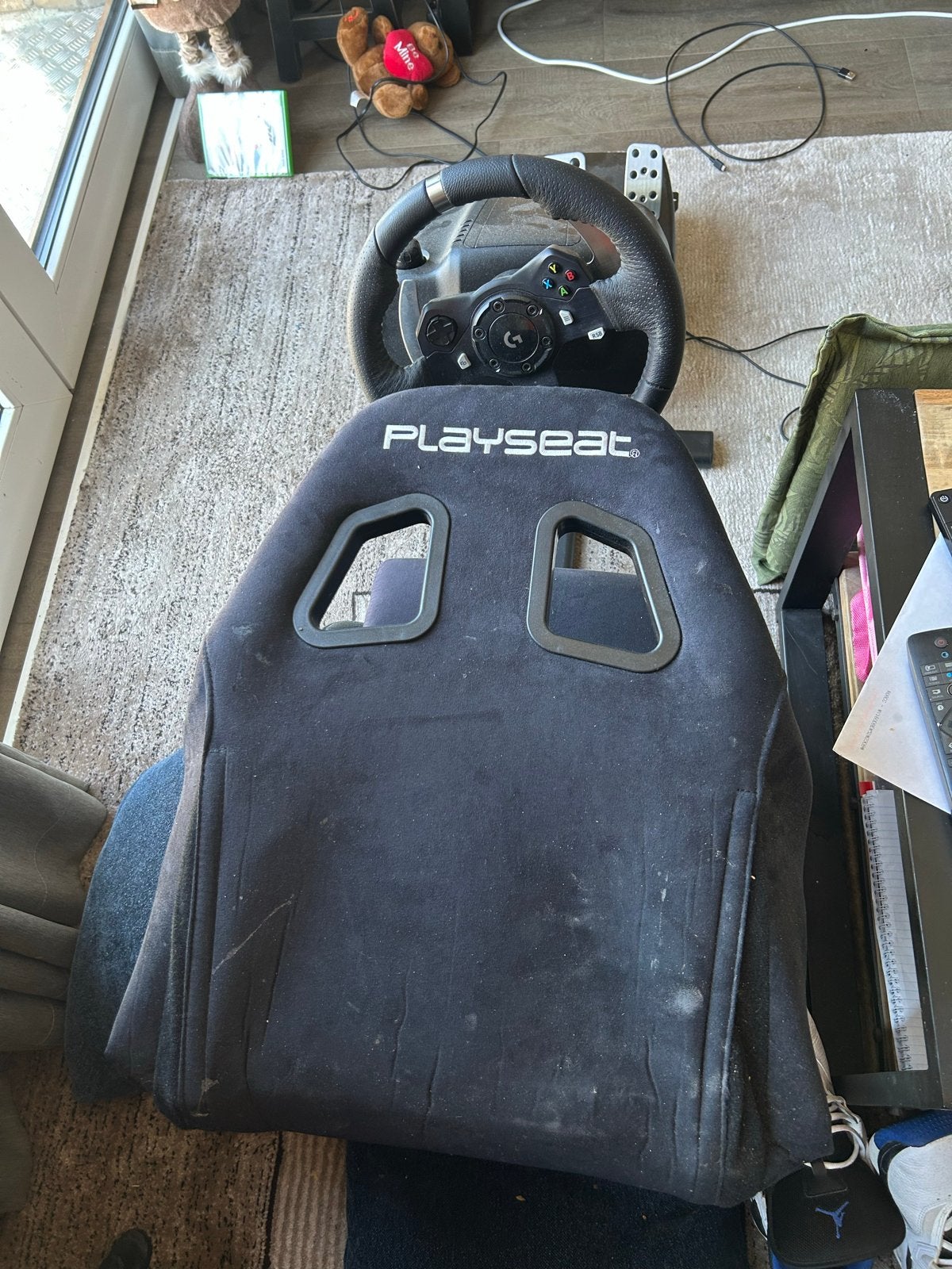 Logitech G29 racestuur met Playseat racestoel, Spelcomputers en Games, Spelcomputers | Overige Accessoires, Ophalen, Racestoel