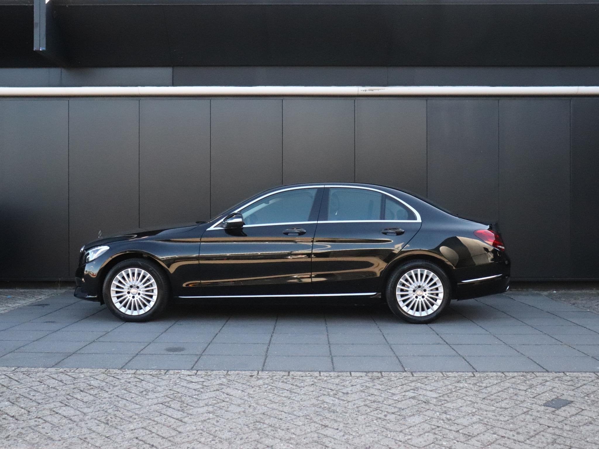 Mercedes-Benz C-klasse 180 Ambition | PANO-DAK | PDC | STOEL, Automaat, Zwart, Bedrijf, Automatische klimaatregeling