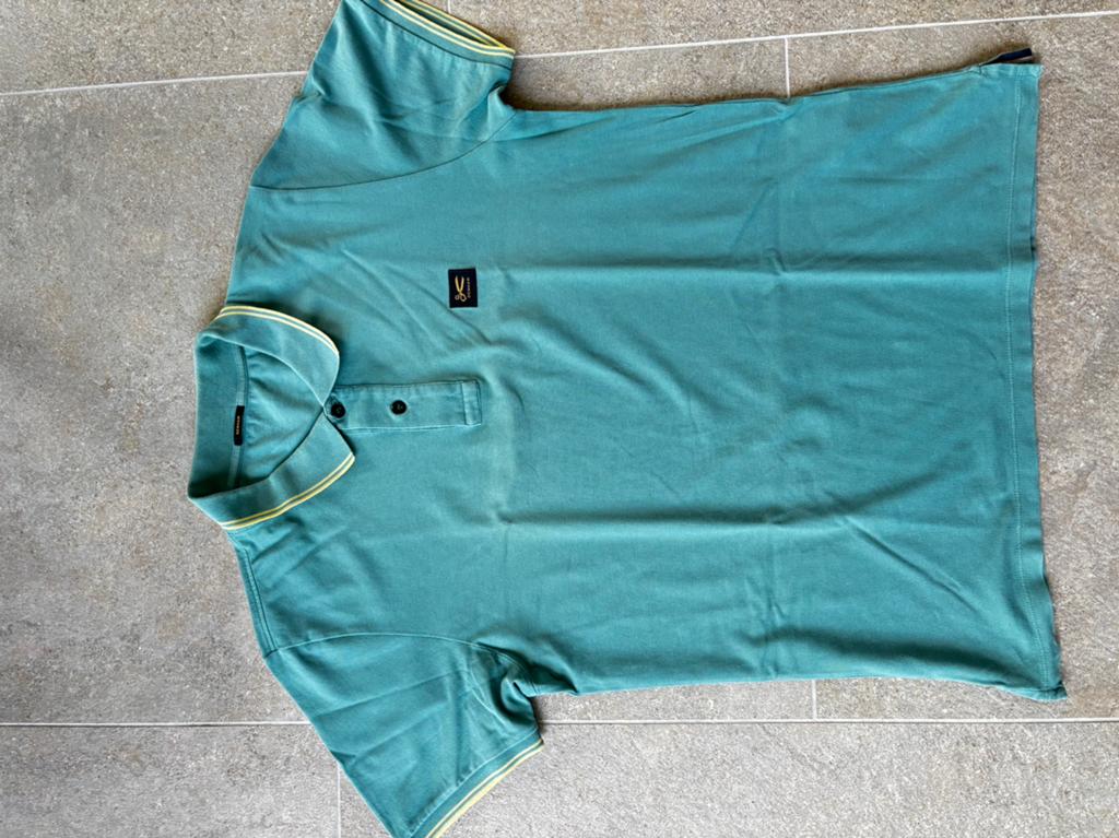 Denham polo L, Ophalen of Verzenden, Zo goed als nieuw, Blauw