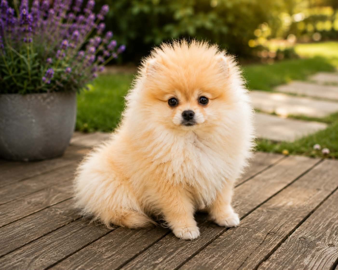 Pomeriaan teefje pup, Dieren en Toebehoren, Particulier, 15 weken tot 1 jaar, Buitenland, Teef
